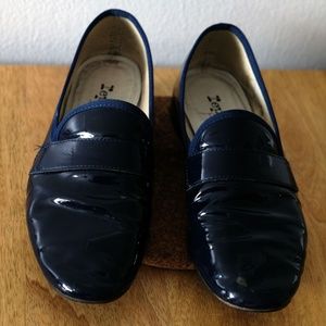 Navy Patent Repetto Michael Loafers